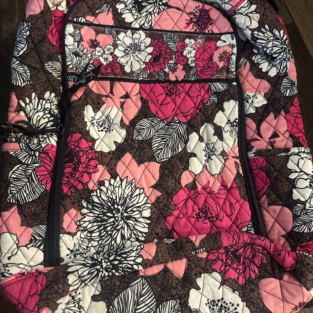 Vera Bradley Laptop Backpack Floral Quilted Backpack